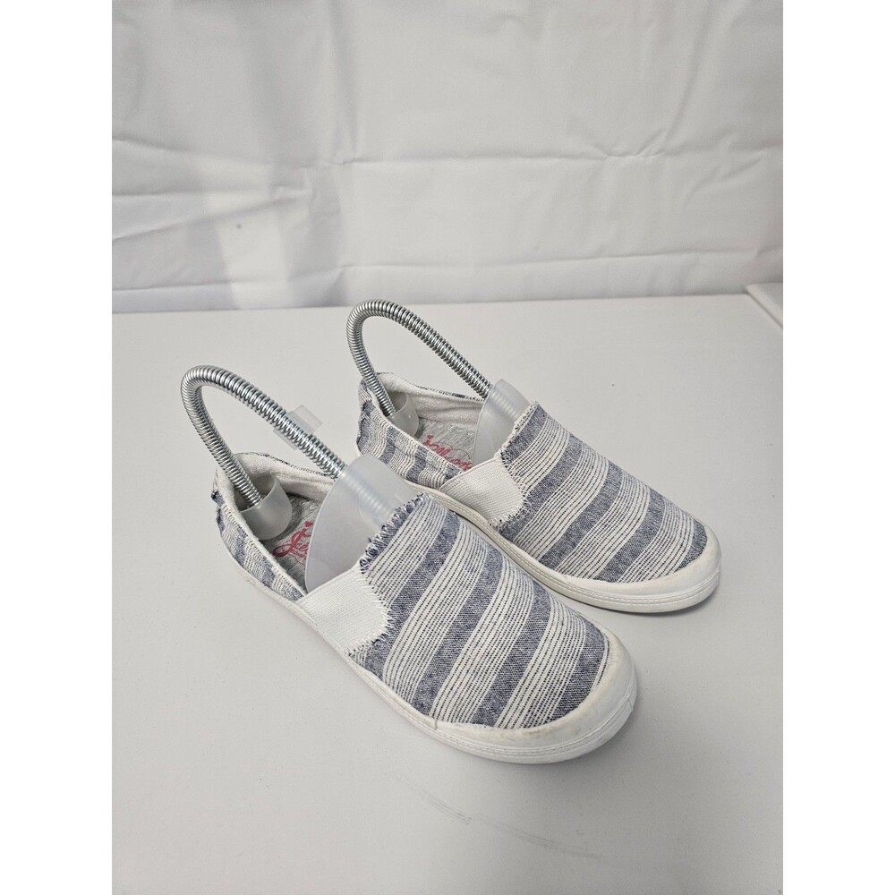 Jellypop Slip-ons Women's Canvas Sneakers Size 5.5 White / Blue